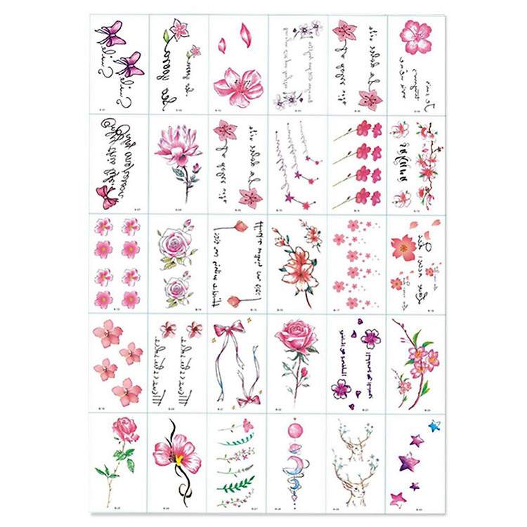 30 Tờ Hình Xăm Dán Tattoo Tha Thu Từ 55 - 120 Mẫu