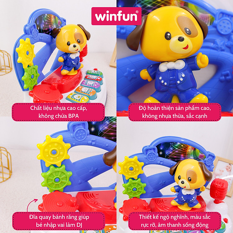 Đàn nhạc động vật Pu Winfun 0796-NL Chính hãng Tiết kiệm - Hình ảnh 2