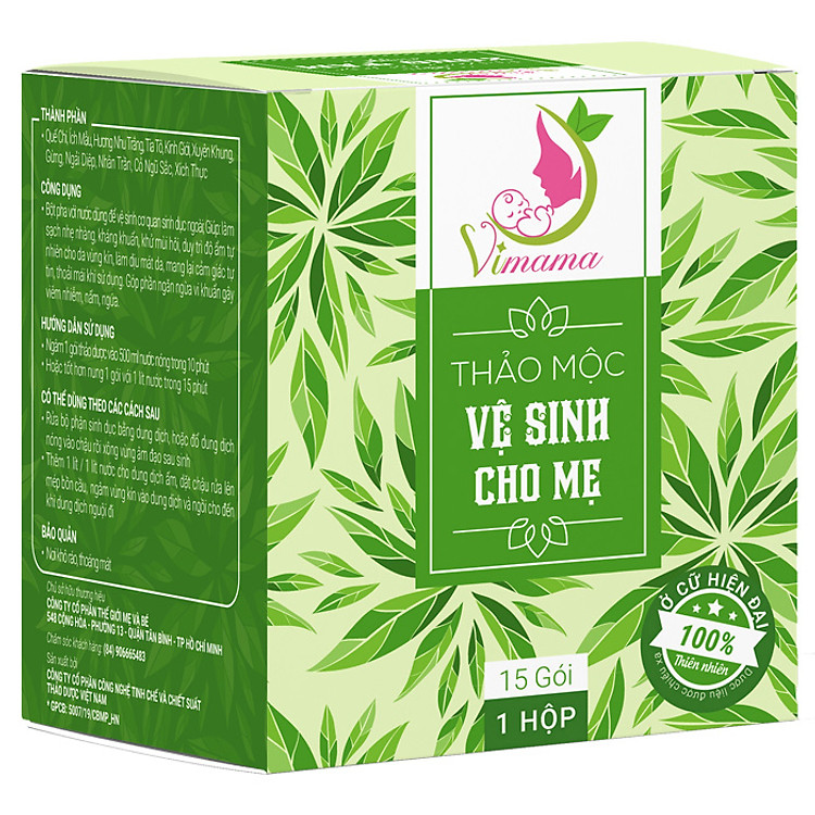 Thảo dược vệ sinh vùng kín sau sinh Vimama