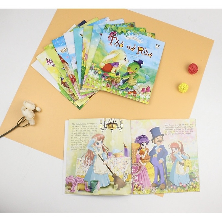 Truyện Kể Cho Bé Trước Giờ Đi Ngủ - Ngày Xửa Ngày Xưa (Trọn Bộ 10 Cuốn) - Ảnh 2