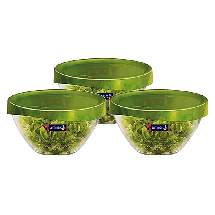 Hộp thủy tinh Luminarc KeepN hình tròn 900ml - J8037, dáng bát có nắp đậy, dùng lò vi sóng