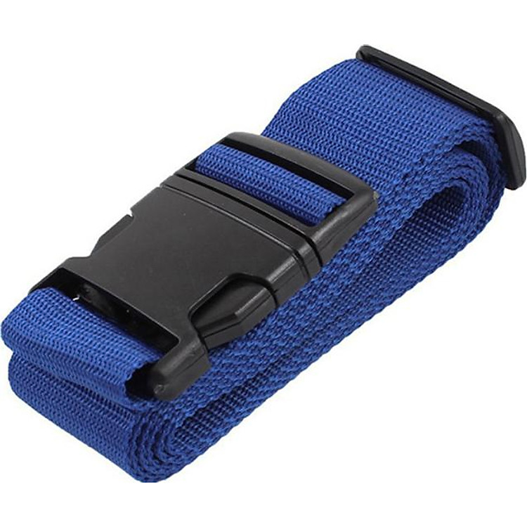 Dây ràng vali đơn thẻ tên xanh dương 2m - Hàng nhập khẩu