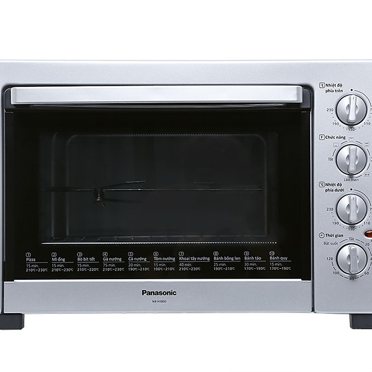 Lò nướng 2 thanh nhiệt Panasonic NB-H3800SRA - Hàng chính hãng