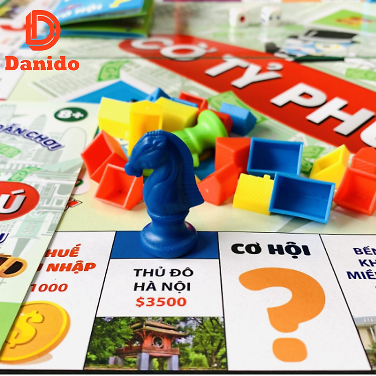 Cờ tỷ phú Monopoly cải tiến D Danido Chính hãng Giá tốt - Hình ảnh 4