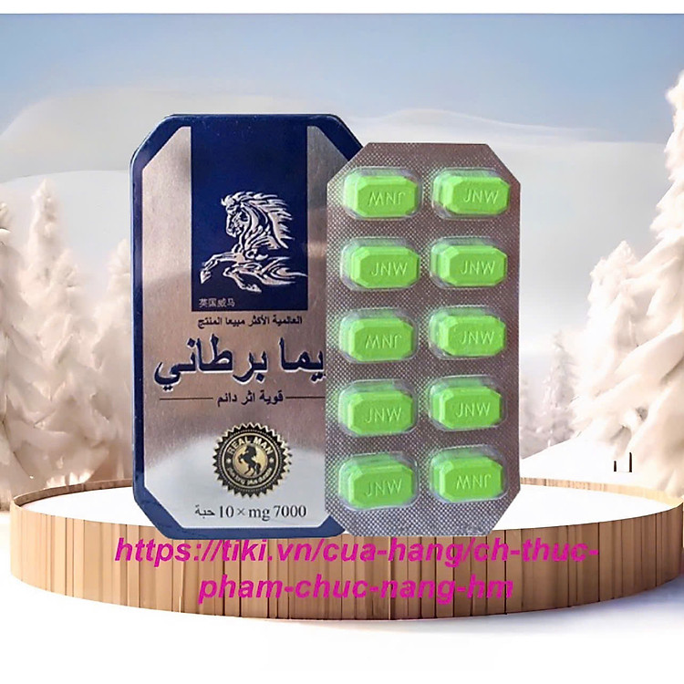 Viên uống tăng cường sinh lý nam Ngựa Thái, hộp 10 viên