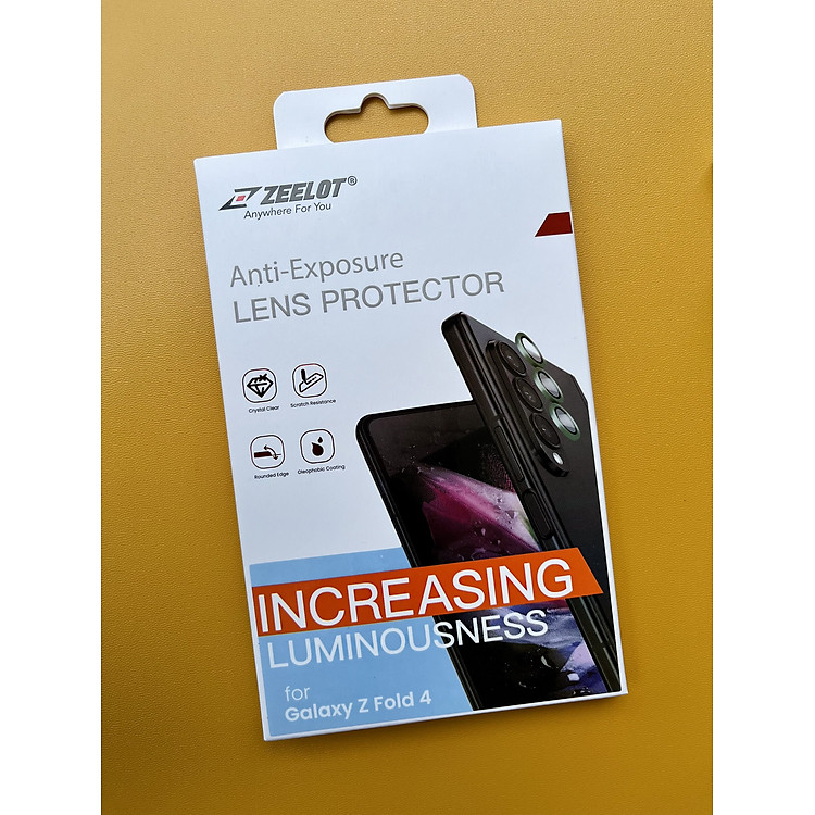 Kính Cường Lực Camera Lens Dành Cho Samsung Galaxy Z Fold 4 5G ZEELOT PISHIELD - Hàng Chính Hãng