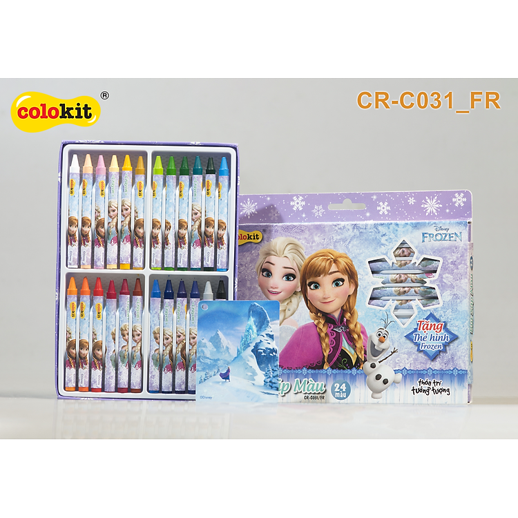 Bút Sáp Màu Thiên Long CR-C031/FR (24 màu) - Ảnh 4