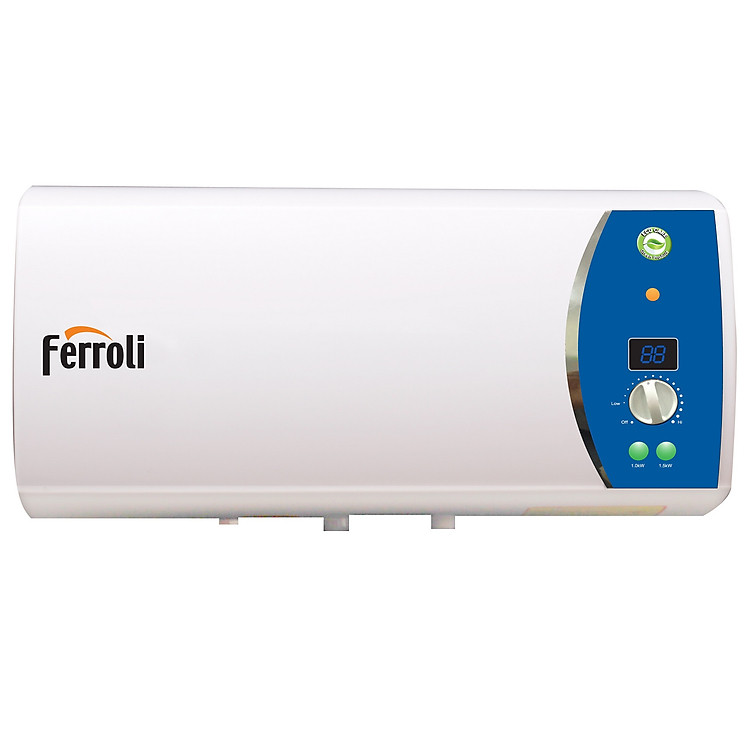 Bình nước nóng Ferroli Verdi AE30L, 3 công suất, thanh đốt siêu bền, hiển thị nhiệt độ 2500W - Hàng chính hãng