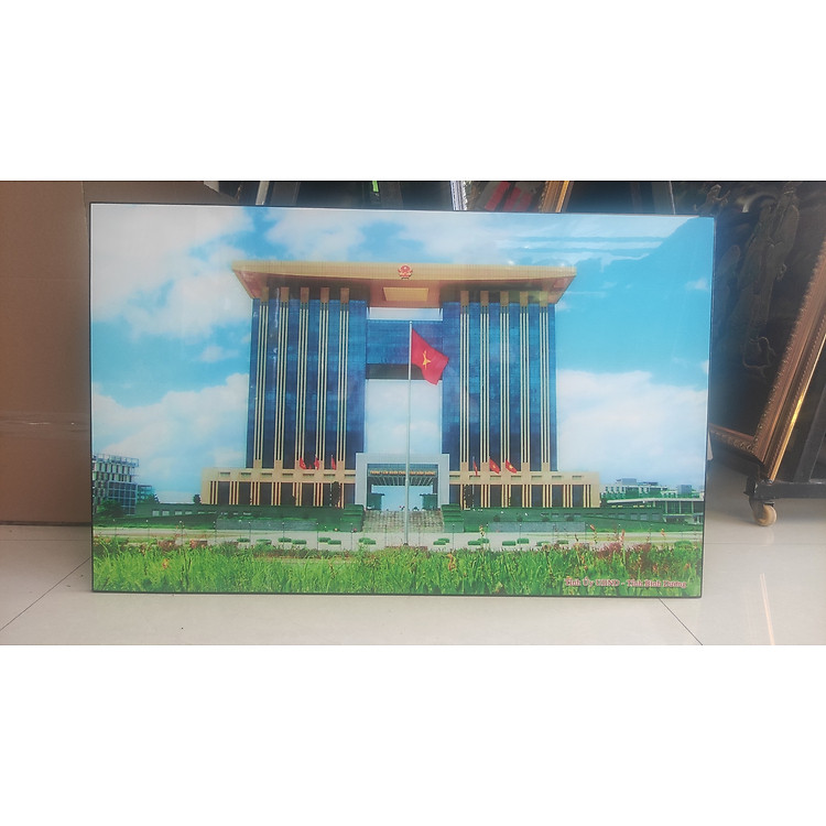 Tranh sơn mài Tỉnh Ủy UBND Tỉnh Bình Dương