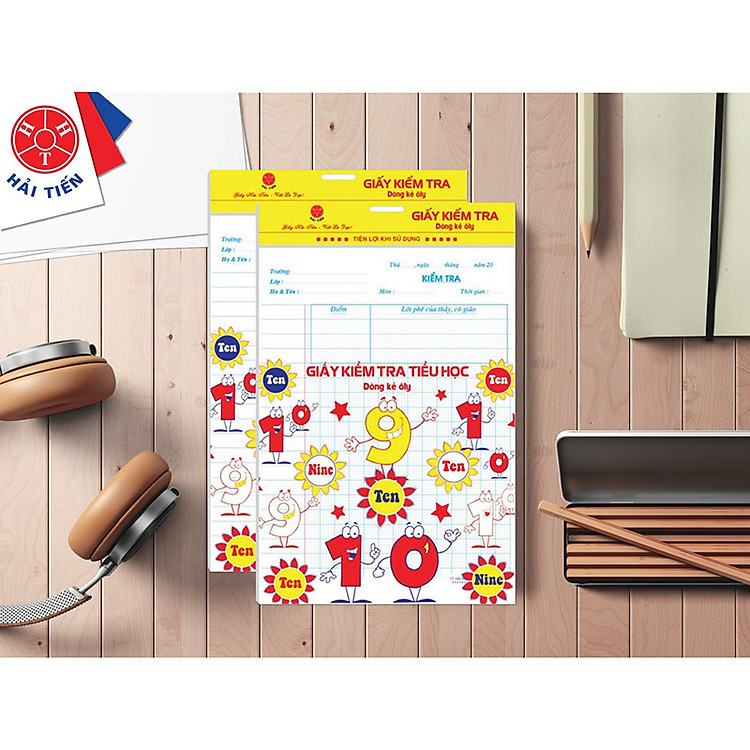 Giấy Kiểm Tra Tiểu Học Hải Tiến (15 tờ) - Ảnh 4