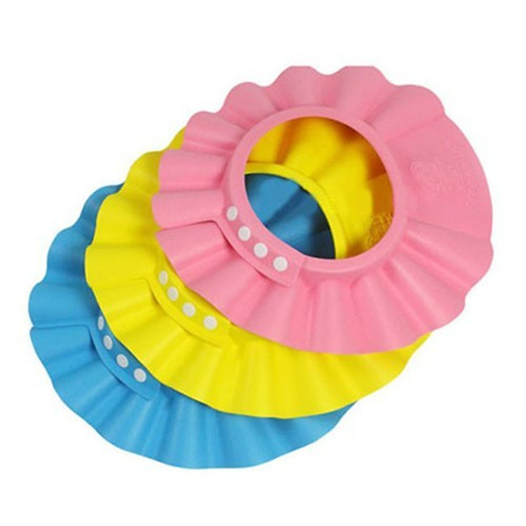 Combo 2 Nón Tắm Em Bé Khỏi Ướt Mặt Và Ngộp (Giúp Bảo Vệ Đôi Mắt Của Bé Khi Tắm, Cho Bé Luôn Thoải Mái)
