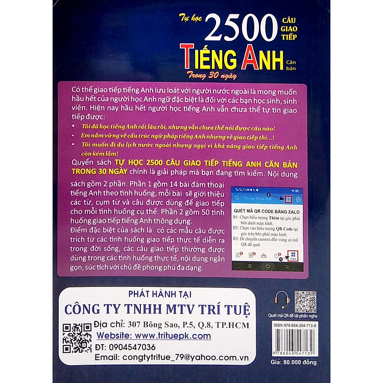 Tự Học 2500 Câu Giao Tiếp Tiếng Anh Căn Bản Trong 30 Ngày - Ảnh 6