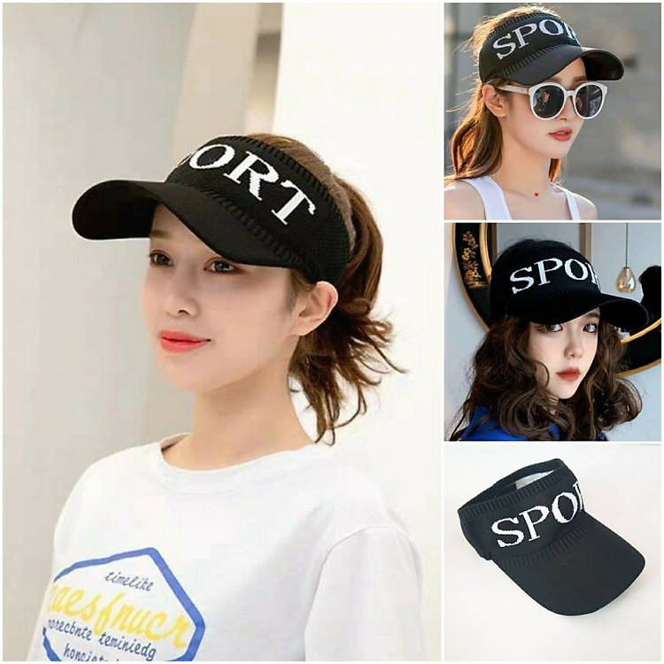 Mũ thể thao sport nửa đầu - Mũ lưỡi trai nửa đầu phong cách thời trang Aloha style-Nón Kết nửa đầu Nữ Spor