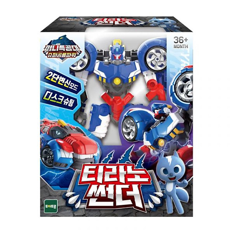 Đồ chơi mô hình thay đổi hình dạng MINIFORCE Robot Tyranno Sấm sét 304001