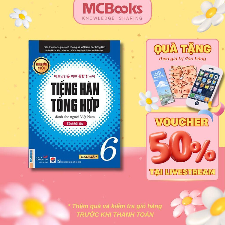 Tiếng Hàn Tổng Hợp Dành Cho Người Việt Nam – Cao Cấp 6 – Sách Bài Tập