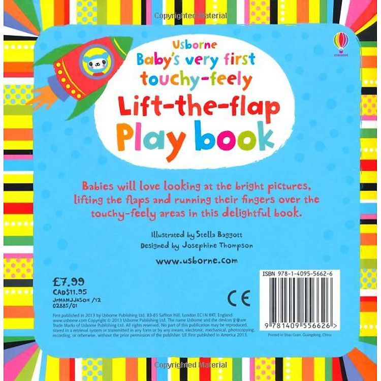 Tương Tác Tiếng Anh - Usborne Baby's Very First Touchy-Feely Lift-the-Flap Play Book - Ảnh 4