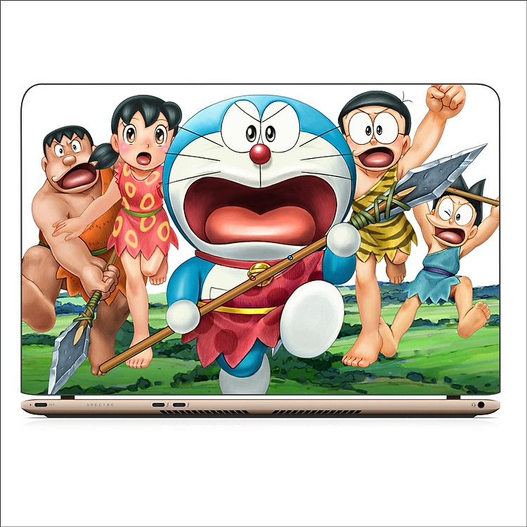 Miếng Dán Skin In Decal Dành Cho Laptop - Doraemon 3 - Mã: 121118
