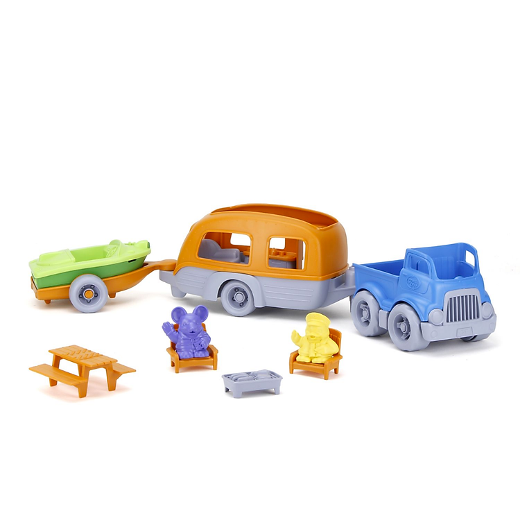 Bộ Đồ Chơi Xe, Thuyền Cắm Trại Green Toys Chính hãng Tiết kiệm - Hình ảnh 4