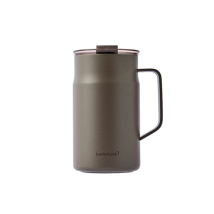 Ca giữ nhiệt LocknLock Metro Ceramic Mug LHC4282 dung tích 600ml bằng thép không gỉ phủ sứ - 4 Màu