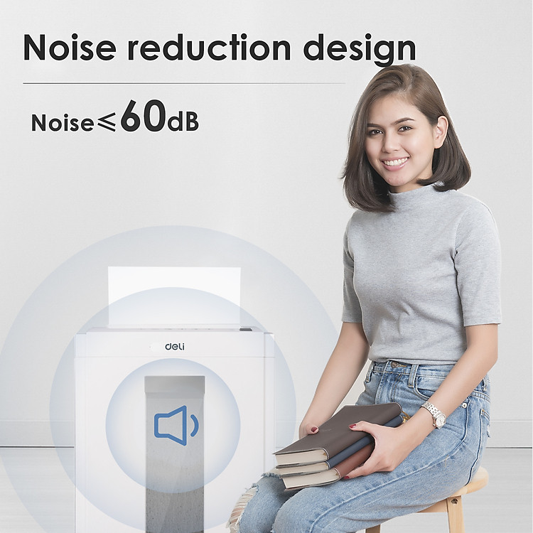 Máy Hủy Tài Liệu 16L Deli ET051 - Ảnh 7
