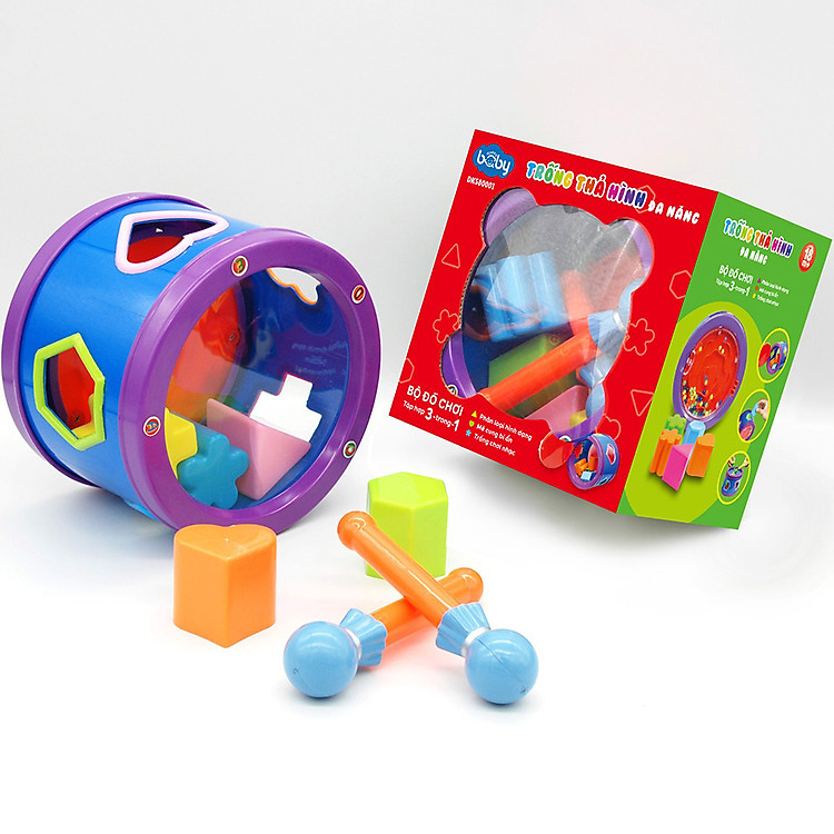 Trống Thả Hình Đa Năng Happy Baby Chính hãng Ưu đãi - Hình ảnh 4