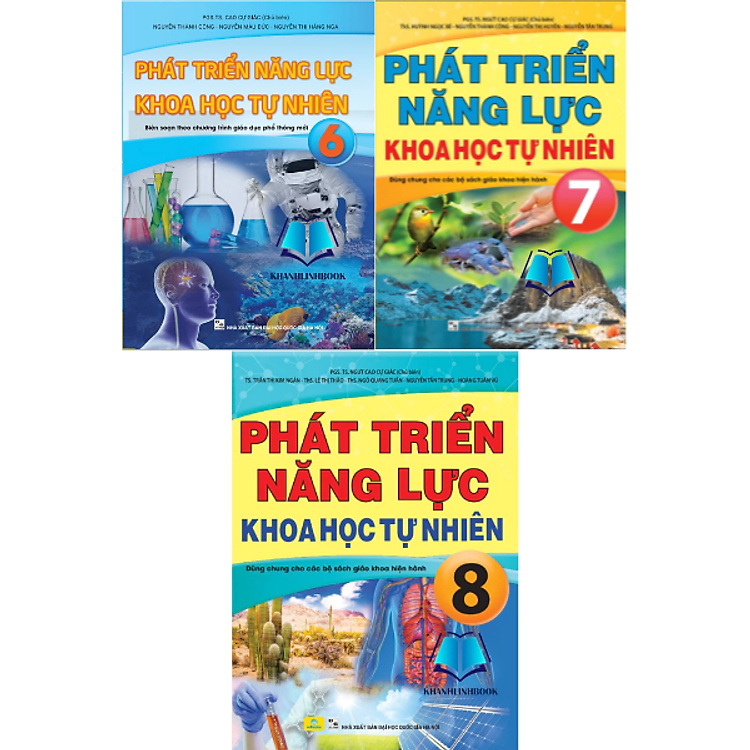Sách - Combo/ Lẻ Phát Triển Năng Lực Khoa Học Tự Nhiên 6.7.8 - Dùng chung cho các bộ SGK hiện hành