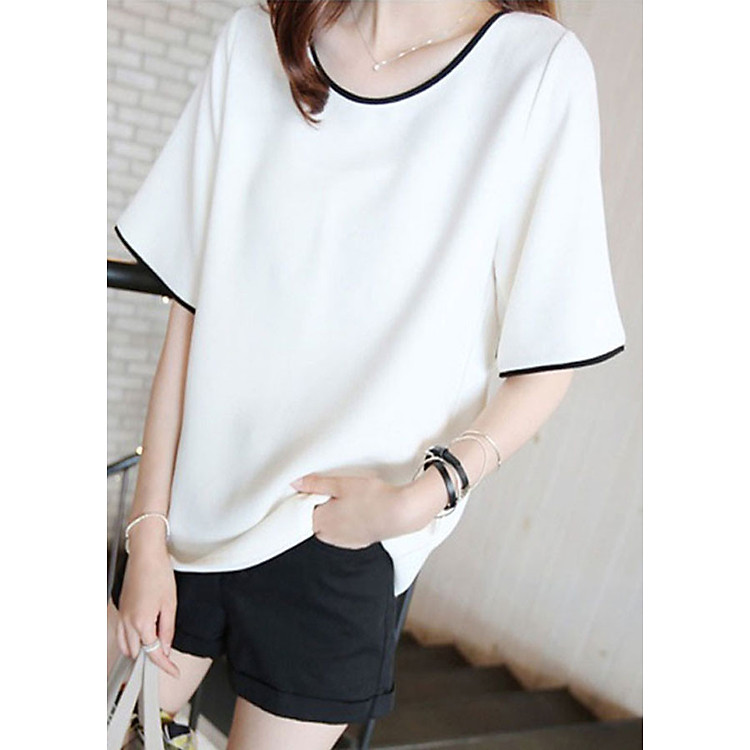 Áo Thun Nữ Viền Thời Trang
