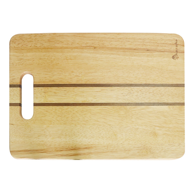 Thớt Kazuko chữ nhật lớn 2 sọc (34.5 x 25 x 1.8 cm)