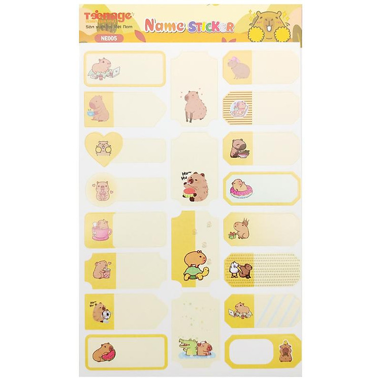 Bộ Sticker Name Teenage SN-02 (5 tờ) - Ảnh 3