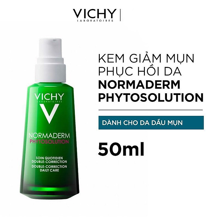 Kem dưỡng dạng gel sữa cho da mụn với tác động kép Vichy Normaderm Double-Correction Daily 50ml