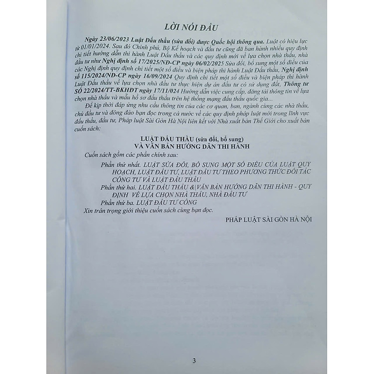 Luật Đấu Thầu Sửa Đổi, Bổ Sung Và Văn Bản Hướng Dẫn Thi Hành - Ảnh 3
