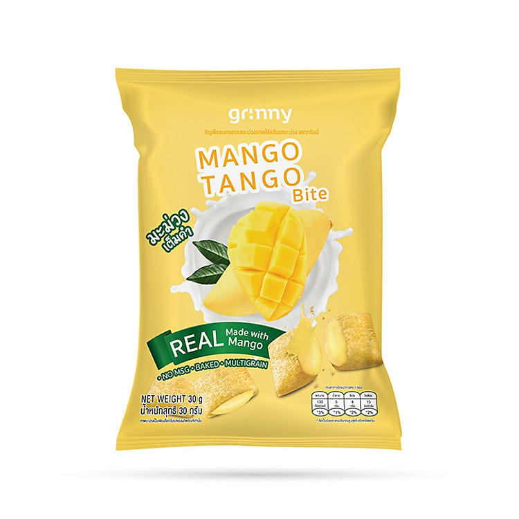 Bánh snack Ngũ Cốc Grinny nhân Xoài - Mango Tango