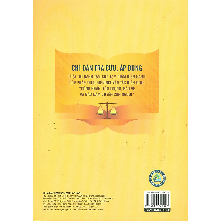 Chỉ Dẫn Tra Cứu, Áp Dụng Luật Thi Hành Tạm Giữ, Tạm Giam Hiện Hành - Ảnh 2