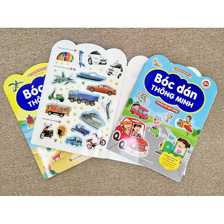Bóc Dán Thông Minh Song Ngữ Việt Anh Dành Cho Trẻ Từ 2-6 Tuổi (Bộ 6 Cuốn) - Ảnh 3