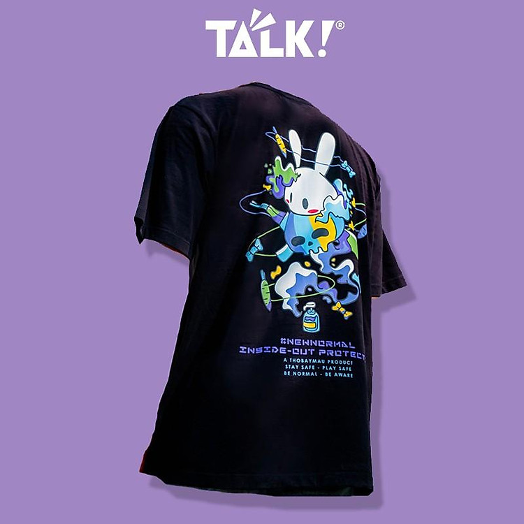 Áo thun Unisex Thỏ Bảy Màu Inside Out Protection - TALK!