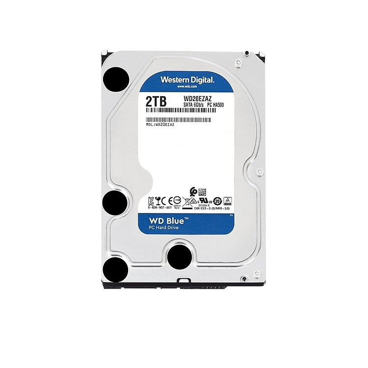 Ổ Cứng HDD WD Blue 2TB/256MB/5400/3.5 - WD20EZAZ- Hàng chính hãng