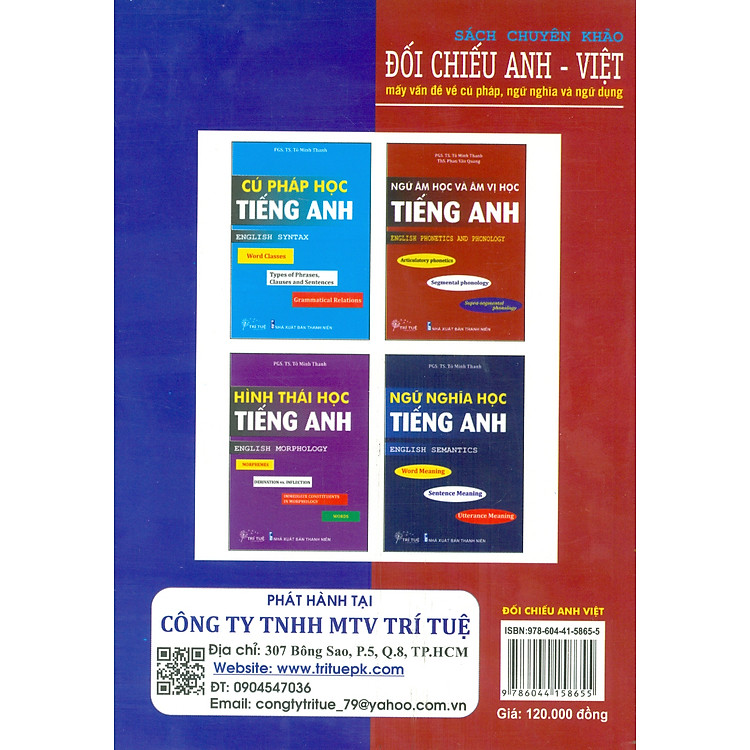 Đối Chiếu Anh - Việt Mấy Vấn Đề Về Cú Pháp, Ngữ Nghĩa Và Ngữ Dụng - Ảnh 5