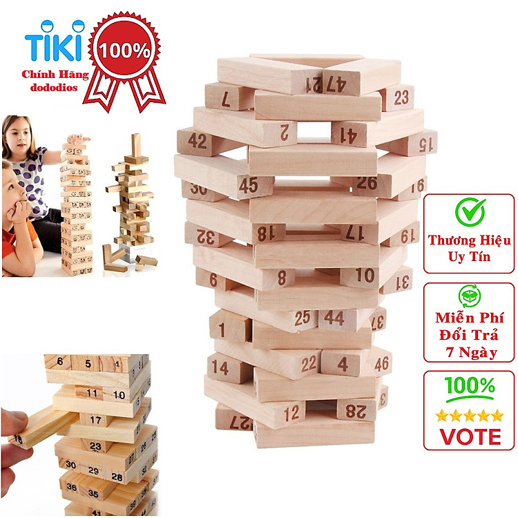 Đồ Chơi Rút Gỗ Trẻ Em Cao Cấp Chính hãng Giá tốt - Hình ảnh 3