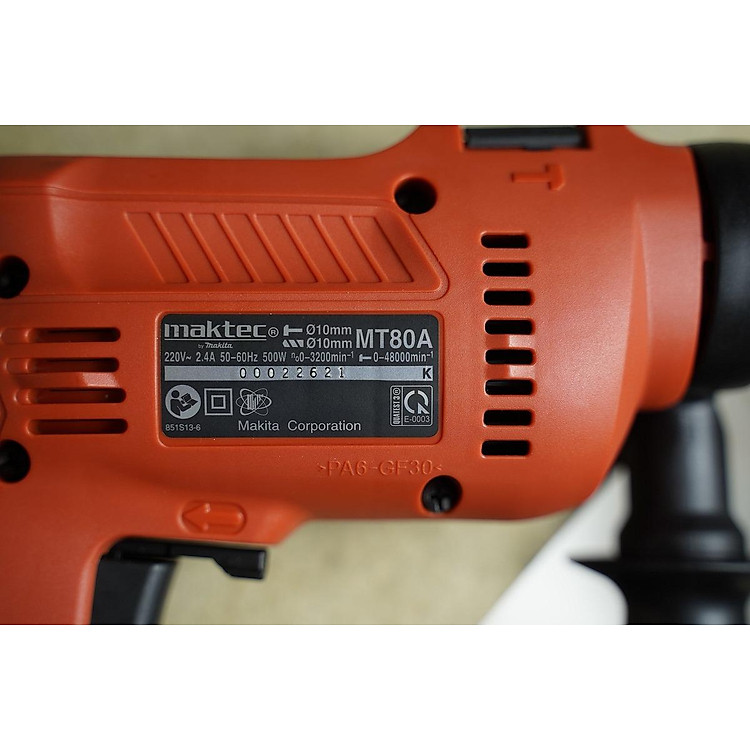MÁY KHOAN BÚA 500W (10MM) MAKITA MT80A - HÀNG CHÍNH HÃNG