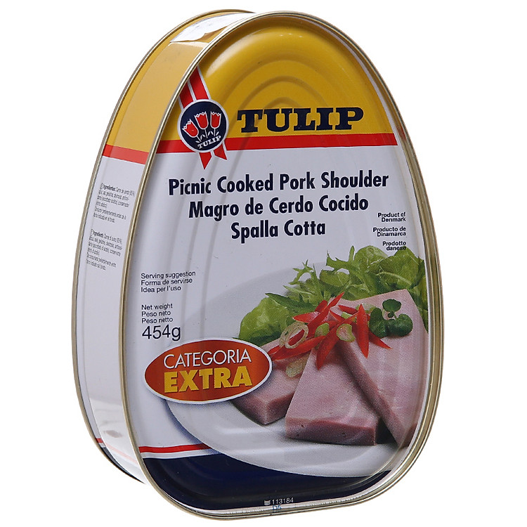 Thịt Heo Hộp Tulip Picnic Cooked Pork Shoulder 454g