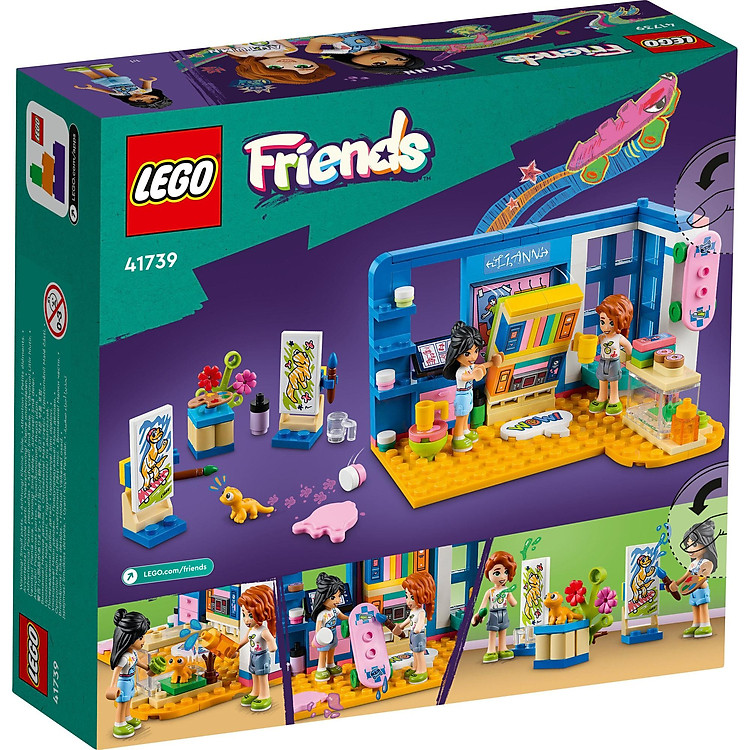 LEGO Friends 41739 - Phòng Ngủ Liann Chính hãng Giá tốt - Hình ảnh 3