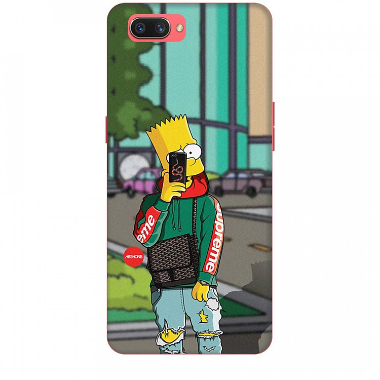 Ốp lưng dành cho điện thoại OPPO A3S Bart Simpson