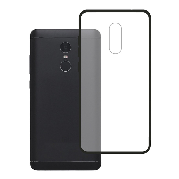 Ốp lưng Xiaomi Redmi Note 4 - Bề mặt nhám chống vân tay, lưng cứng, viền TPU dẻo - 02080 - Hàng Chính Hãng