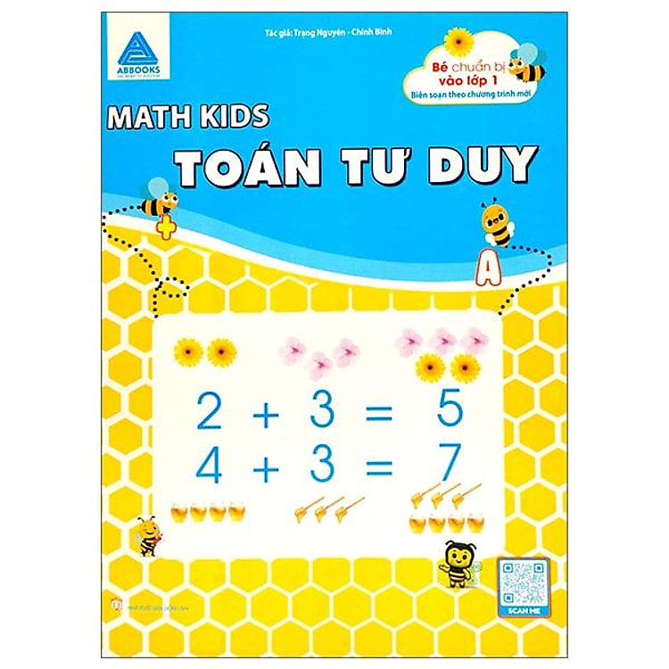 Math Kids Toán Tư Duy (Bé Chuẩn Bị Vào Lớp 1 Biên Soạn Theo Chương Trình Mới)