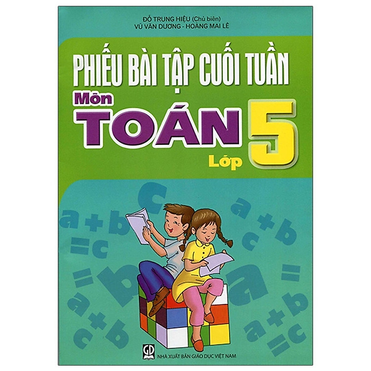 Phiếu Bài Tập Cuối Tuần Môn Toán Lớp 5 (2020)