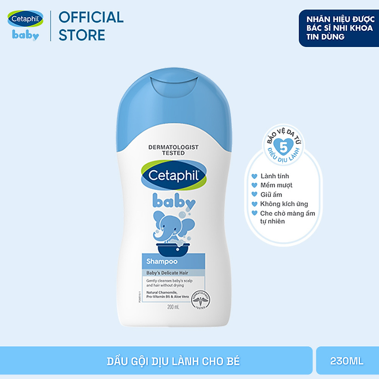 Chọn mua tại Shopee: Dầu gội dịu lành Cetaphil cho bé 200ml mua giá tốt nhất tại Shop Mall