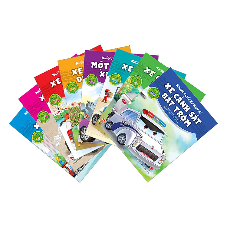 Combo Những Chiếc Xe Hiệp Sĩ ( 8 Cuốn )