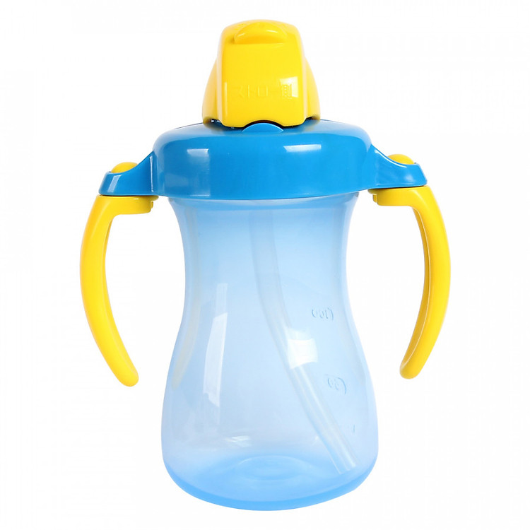 Bình uống nước tay cầm có ống hút pigeon (150ml)