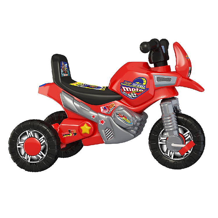 Xe 3 Bánh Nhựa Chợ Lớn L7 Moto K4 (Không Nhạc) - M1674A-X3B- Giao màu ngẫu nhiên