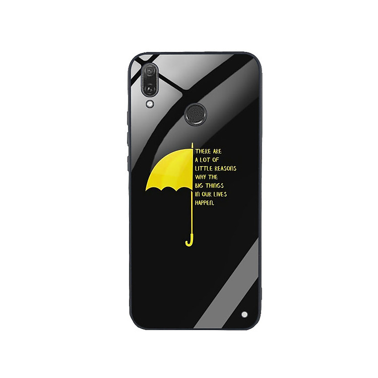 Ốp Lưng Kính Cường Lực cho điện thoại Huawei Y9 2019 - Umbrella